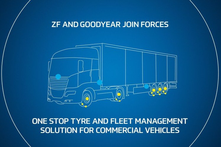 ZF JOINS FORCES WITH GOODYEAR TO OFFER ENHANCED TYRE AND FLEET MANAGEMENT SOLUTIONS FOR COMMERCIAL VEHICLES THROUGHOUT EUROPE